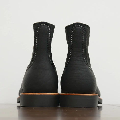 Rugged Genuine Leather Mid-Calf Moctoeboots for Men - Durable Work Boots